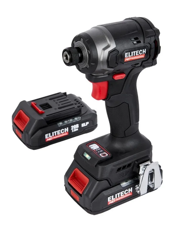 Винтоверт ELITECH HD CS2003SL (удар,20В,2*2Ач) 205732