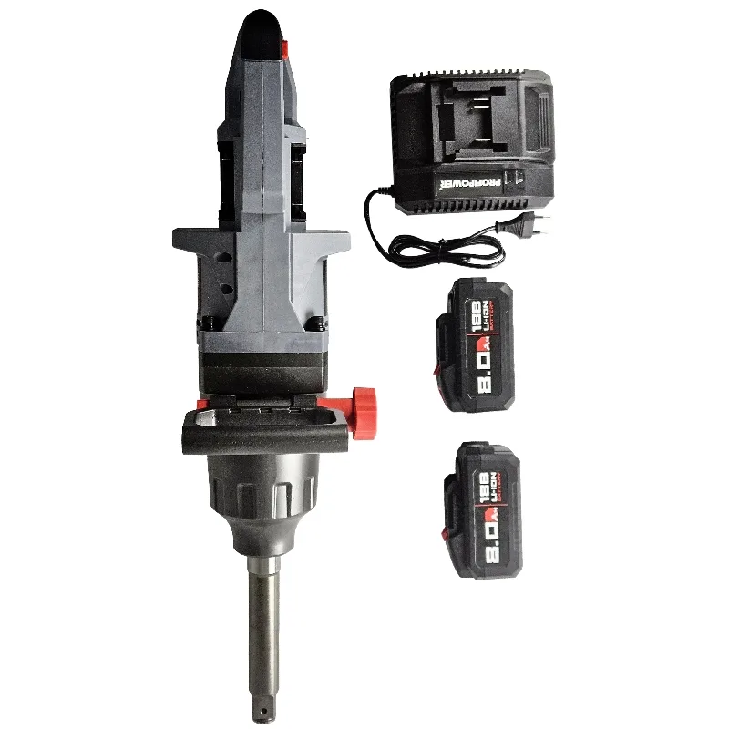 Гайковерт акк ProfiPower T-4000N (Li-ion 2*8Ач,4000Нм,б/щ, ЗУ, кейс) E0190