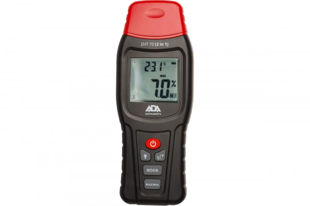 Измеритель влажности и температуры контактный ADA ZHT 70 (2 in 1) А00518