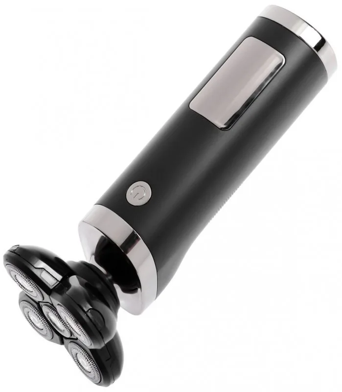 Бритва Centek CT-2151 (черн) ротор 4D, ВЛАЖНОЕ БРИТЬЁ, 5 плав.голов, USB, зарядка 1 час, LiIon800мAч