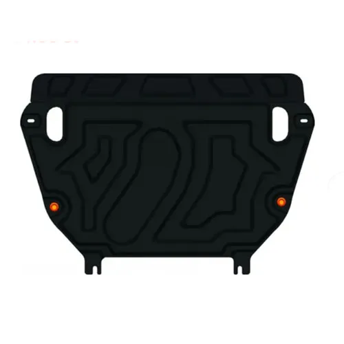 ALF2466st Защита картера и КПП Toyota RAV-4 V-2,0,2.2D (2010-2012-2018) на пыльник (сталь 2мм) Альфеко