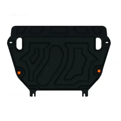 ALF2466st Защита картера и КПП Toyota RAV-4 V-2,0,2.2D (2010-2012-2018) на пыльник (сталь 2мм) Альфеко