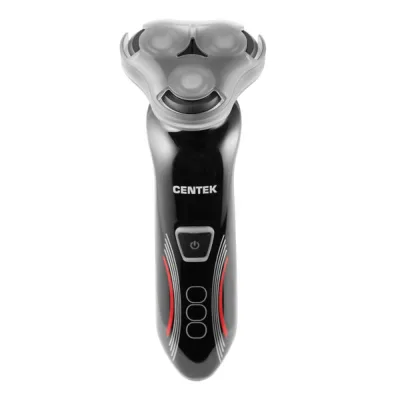 Бритва Centek CT-2159 (черн/хром) 3 плавающие головки, аккумулятор+работа от сети, Li-Ion600мАч