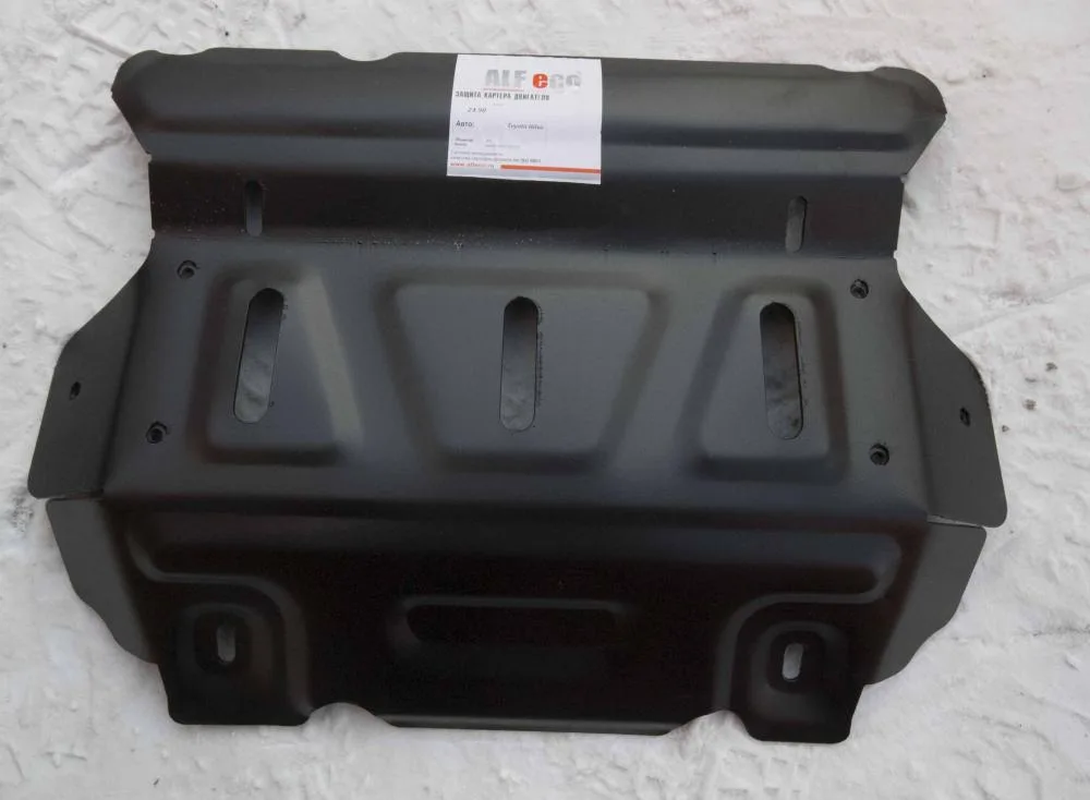ALF2490st Защита картера и радиатора Toyota Hilux (2011-2015-) V-3.0D/Fortuner (2012-) V-2.7 (сталь 2мм) Альфеко