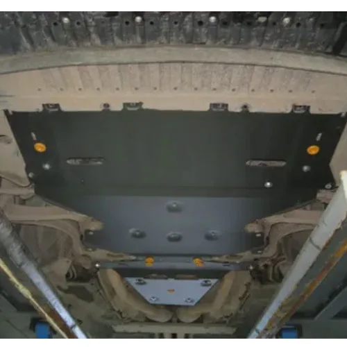 ALF3046st Защита картера и КПП Audi A8 D5 (2018-2022) V-все 3 части (сталь 2мм) Альфеко