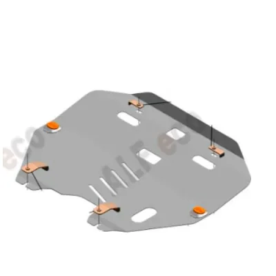 ALF1578st Защита картера и КПП Nissan Teana J31 (2003-2008) V-3.5 (сталь 2мм) Альфеко