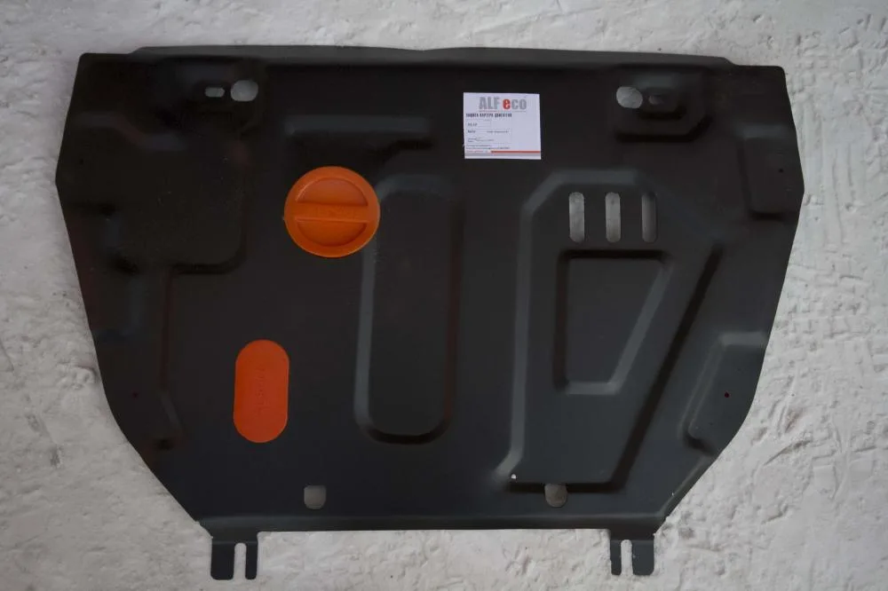ALF0810st Защита картера и КПП Geely Эмгранд X7 V-все (2013-) V-1.8 штамповка (сталь 2мм) Альфеко