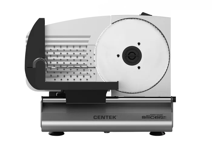 Ломтерезка Centek CT-1380  толщина нарезки 3-15мм, держатель крайнего ломтика