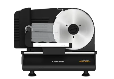Ломтерезка Centek CT-1381 (черный)  толщина нарезки 3-20мм, съемная каретка, спец. держатель