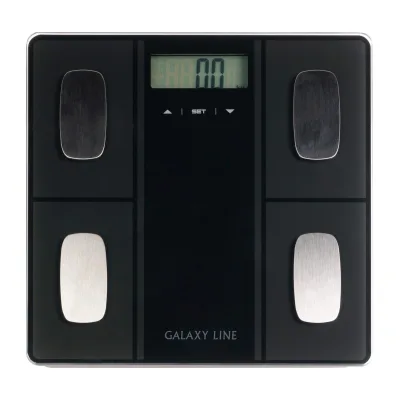 Весы напольные многофункциональные электронные Galaxy LINE GL4854 ЧЕРНЫЕ