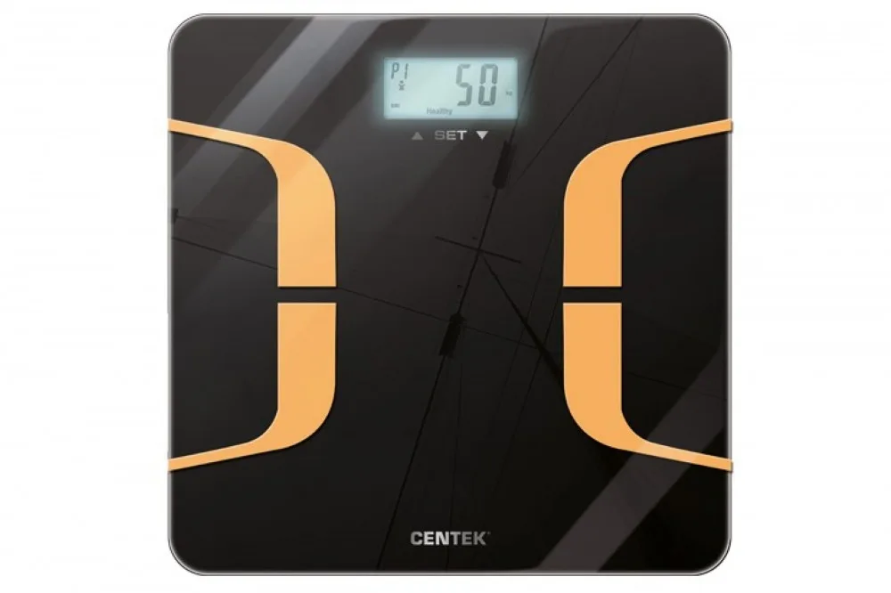 Весы напольные Centek CT-2431  Индекс массы тела, LCD 65x28, размер 26х26см