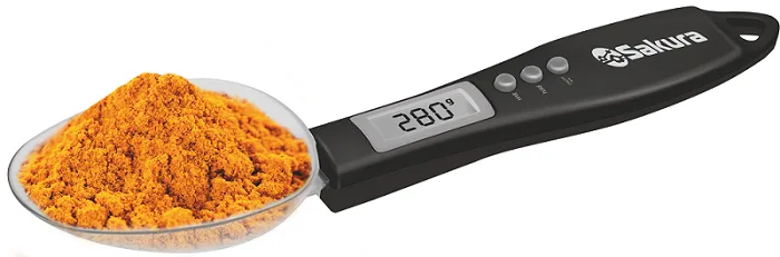 Весы-ложка кухонные SA-6083BK черный