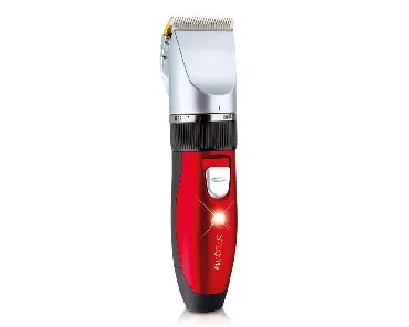 Машинка для стрижки Centek CT-2118 (черный/красн) сеть/аккум 180 мин