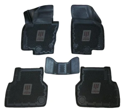 Коврики в салон полиуретан для VW Tiguan (2007-) Premium ("EVA 3D") DelForm