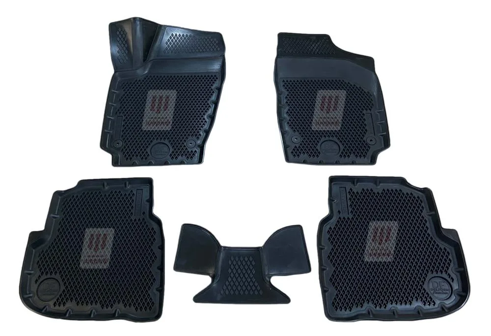 Коврики в салон полиуретан для VW Polo (2009-) Premium ("EVA 3D") DelForm