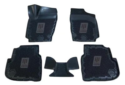 Коврики в салон полиуретан для VW Polo (2009-) Premium ("EVA 3D") DelForm