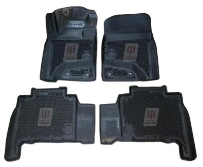 Коврики в салон полиуретан для Toyota LC-200 (2012-2021)/Lexus LX 570 (2012-) Premium ("EVA 3D") DelForm