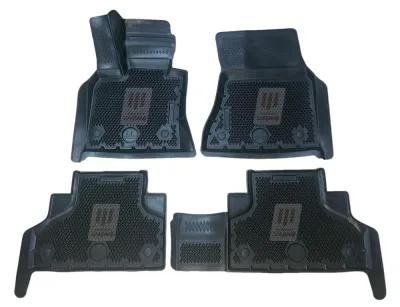 Коврики в салон полиуретан для BMW X5 III (F15) (2013-2018), X6 II (F16) (2014-2019) Premium ("EVA 3D") DelForm