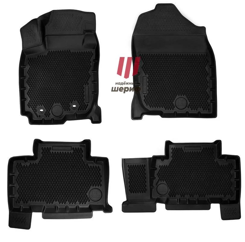 Коврики в салон полиуретан для Toyota Rav 4 III (XA30) (2005-2016) Premium ("EVA 3D")