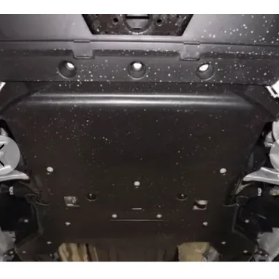 ALF4404st Защита картера и кпп Jaguar F-pace (2015-) V-все/Land Rover Range Rover Velar (2018-) V-все (2 части) (сталь 2мм) Альфеко