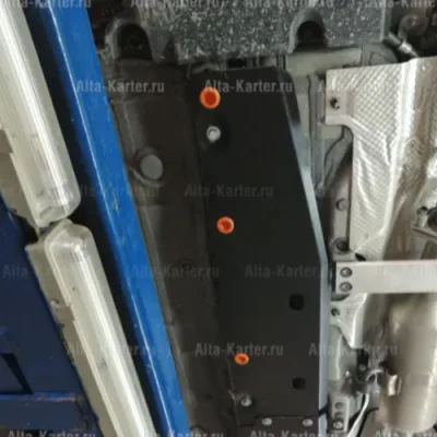 ALF24115st Защита топливопровода Toyota Corolla E210 (2018-) V-все (сталь 2мм) Альфеко
