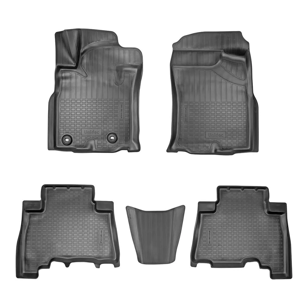 Коврики в салон полиуретан для Toyota LC Prado (150 серия) 3D (2013) (5 мест)
