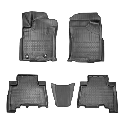 Коврики в салон полиуретан для Toyota LC Prado (150 серия) 3D (2013) (5 мест)