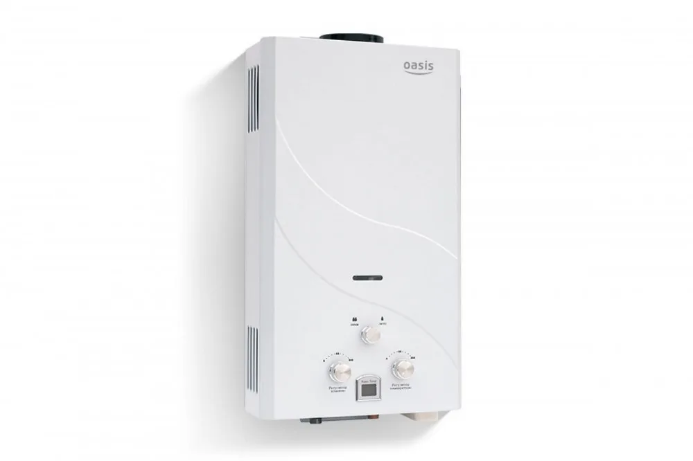 Водонагреватель газовый проточный OASIS 20кВт(б).Р N OR-20W