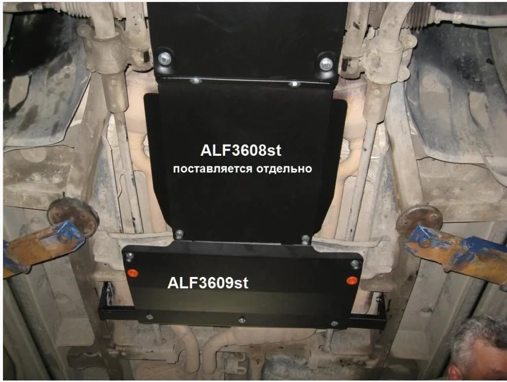 ALF3609st Защита раздатки Mercedes-Benz W163 ML320 (1997-2005) V-3.2 (сталь 2мм) Альфеко