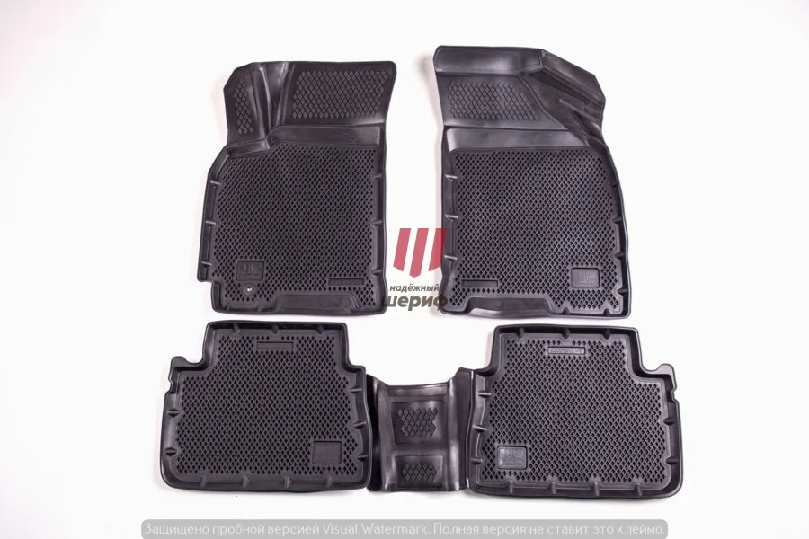 Коврики в салон полиуретан для Chevrolet Lacetti (2004-2013)/Daewoo Gentra Standart ("EVA 3D") DelForm