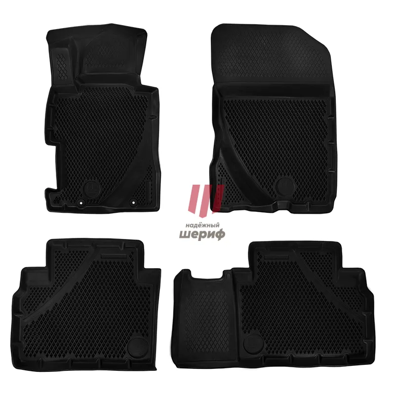 Коврики в салон полиуретан для Honda Civic (2005-2012) Premium ("EVA 3D") DelForm