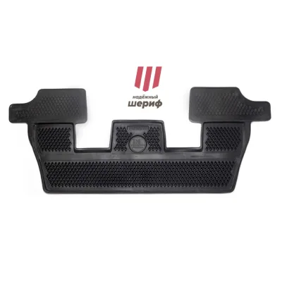 Коврики в салон полиуретан для Audi Q7 (2015-2021) 3-й ряд Premium ("EVA 3D") DelForm