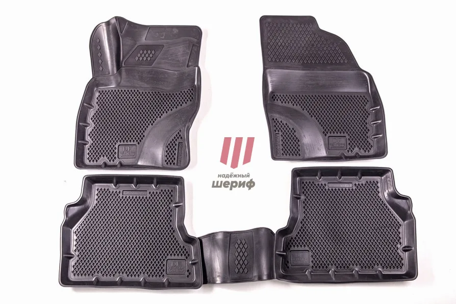 Коврики в салон полиуретан для Ford Focus II (2004-2011) Standard ("EVA 3D") DelForm