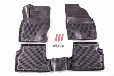 Коврики в салон полиуретан для Ford Focus II (2004-2011) Standard ("EVA 3D") DelForm