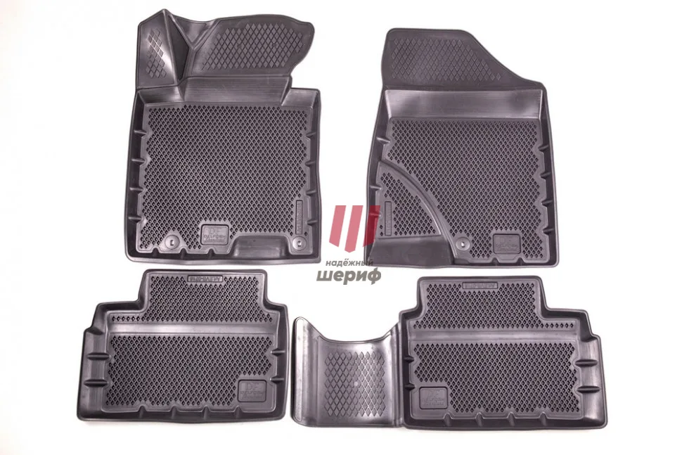 Коврики в салон полиуретан для Kia Ceed (2012-) Standart ("EVA 3D") DelForm