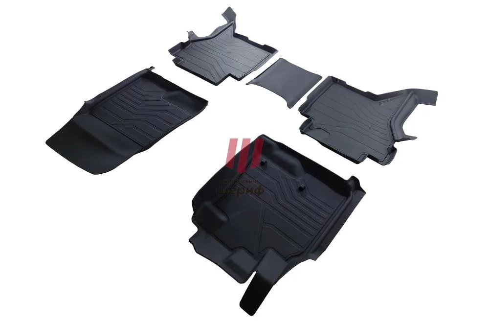 Ковры салонные Mitsubishi Pajero 4 (2006-) 3D Lux (Саранск)