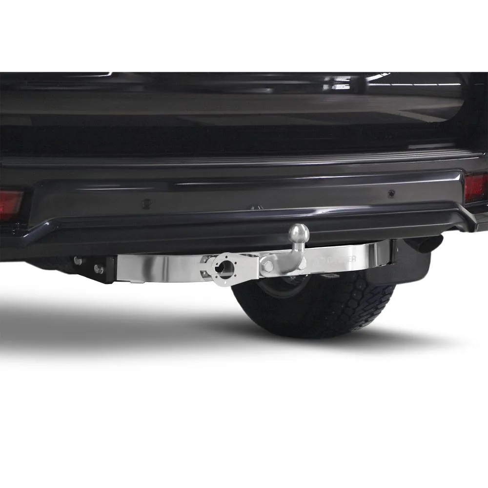 ТСУ Toyota Land Cruiser 150 Prado (Black Onyx) (2020-) С НЕРЖАВЕЮЩЕЙ ПЛАСТИНОЙ (б/электрики) BERG