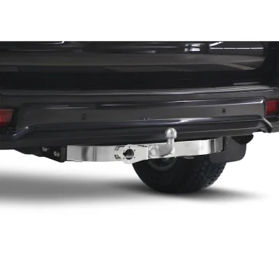 ТСУ Toyota Land Cruiser 150 Prado (Black Onyx) (2020-) С НЕРЖАВЕЮЩЕЙ ПЛАСТИНОЙ (б/электрики) BERG