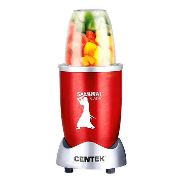 Мульти-блендер Centek CT-1324 800 Вт, 12 ПРЕДМЕТОВ, стаканы 800 и 500 мл, 2 ножа, корпус алюминий