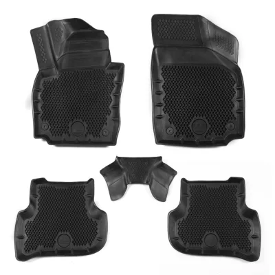 Коврики в салон полиуретан для Skoda Yeti (2009-2018)/Volkswagen Golf Plus II (2009-2014) Premium ("EVA 3D") DelForm