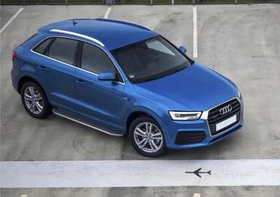 Порог-площадка "Premium" A173ALP + комплект крепежа, RIVAL, Audi Q3 2011-2014-