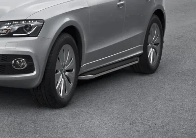 Порог-площадка "Premium" A193ALP + комплект крепежа, RIVAL, Audi Q5 2008-2012-2017, кроме S-line