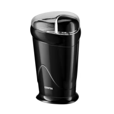 Кофемолка Centek CT-1358 Black (черн) 200Вт, 60 г, 6 ЧАШЕК АРОМАТНОГО КОФЕ, прозрачная крышка