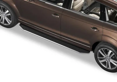 Порог-площадка "Premium" A193ALP + комплект крепежа, RIVAL, Volkswagen Touareg 2010-2018/Audi Q7 2005