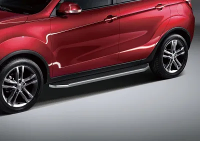 Порог-площадка "Premium" A173ALP + комплект крепежа, RIVAL, Changan CS 35 2013-