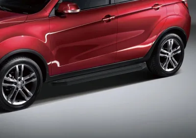 Порог-площадка "Premium-Black" A173ALB + комплект крепежа, RIVAL, Changan CS 35 2013-