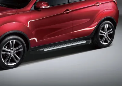 Порог-площадка "Bmw-Style" D173AL + комплект крепежа, RIVAL, Changan CS 35 2013-