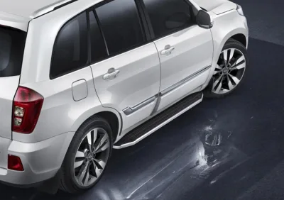 Порог-площадка "Premium" A160ALP + комплект крепежа, RIVAL, Chery Tiggo 3 2017-