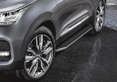 Порог-площадка "Premium" A173ALP + комплект крепежа, RIVAL, Chery Tiggo 4 2019-