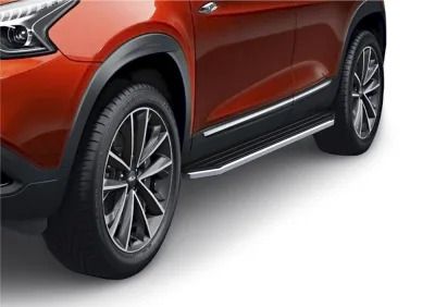 Порог-площадка "Premium" A180ALP + комплект крепежа, RIVAL, Chery Tiggo 7 2019-, Chery Tiggo 8 2020-, Chery Tiggo 7 Pro 2020-